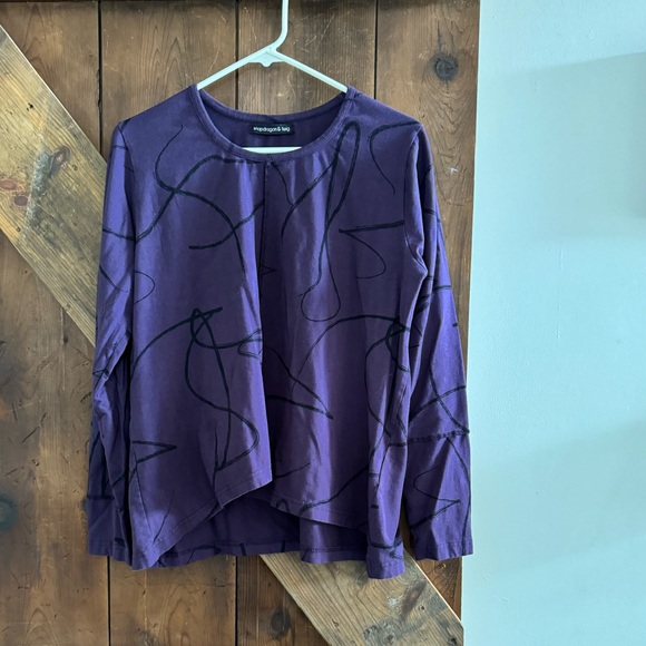 snapdragon & twig Tops - Snapdragon & Twig Royal Purple Long Sleeve Shirt